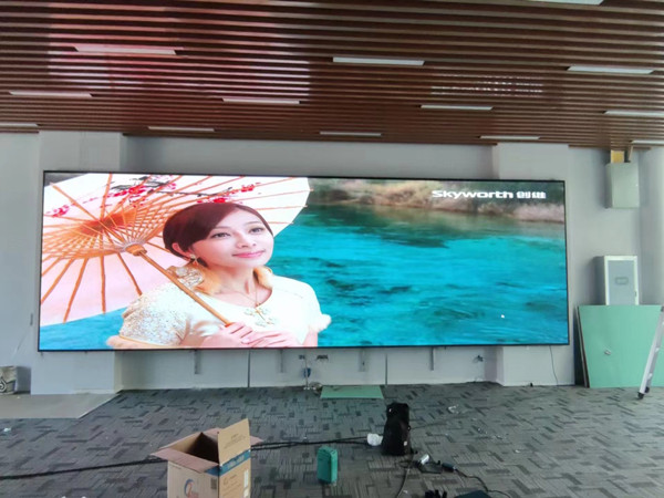 保德P1.53led小间距屏安装案例